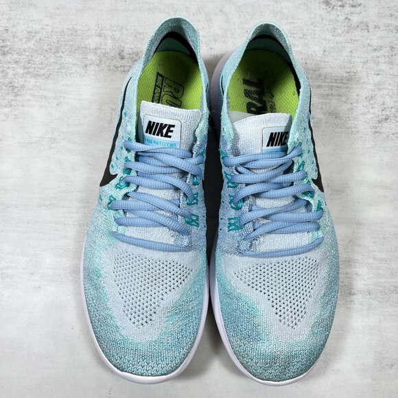 Nike Free RN Flyknit Running Shoes - Women's Size 7.5 - Blue - Picture 7 of 10
